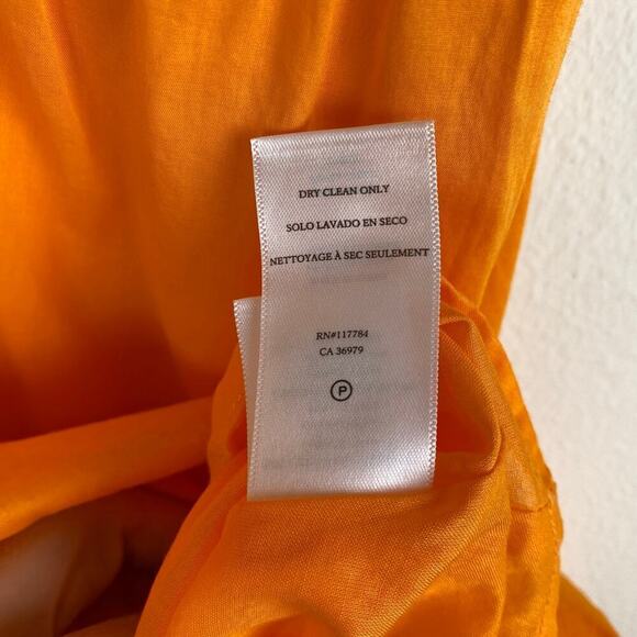 Rails Chrissy Orange Cotton Cutout Mini Dress Size XS - Picture 11 of 12